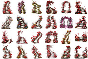 Spring Flowers Pathway Clipart, an Illustration by designcity5 (Thumbnail 2 of 5)