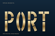 Portline — Condensed Stencil Font, a Sans Serif Font by Colorsfav (Thumbnail 4 of 10)