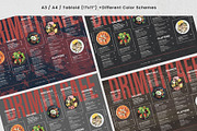 Restaurant Placemat Menu Template, a Flyer Template by BrandPacks (Thumbnail 3 of 4)