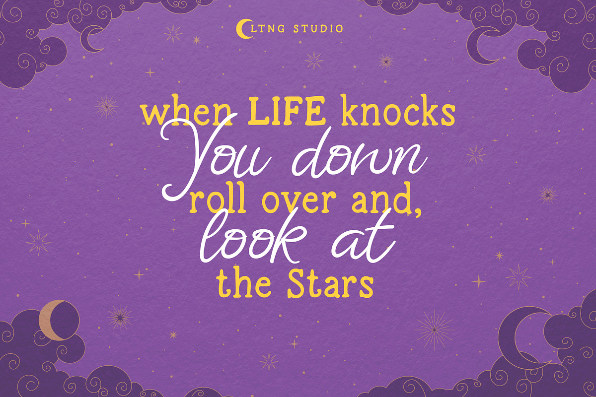 Starfruit Celestial Font Duo, a Serif Font by LTNG STUDIO (Photo 5 of 7)