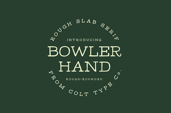 Bowler Hand Display Font preview 7