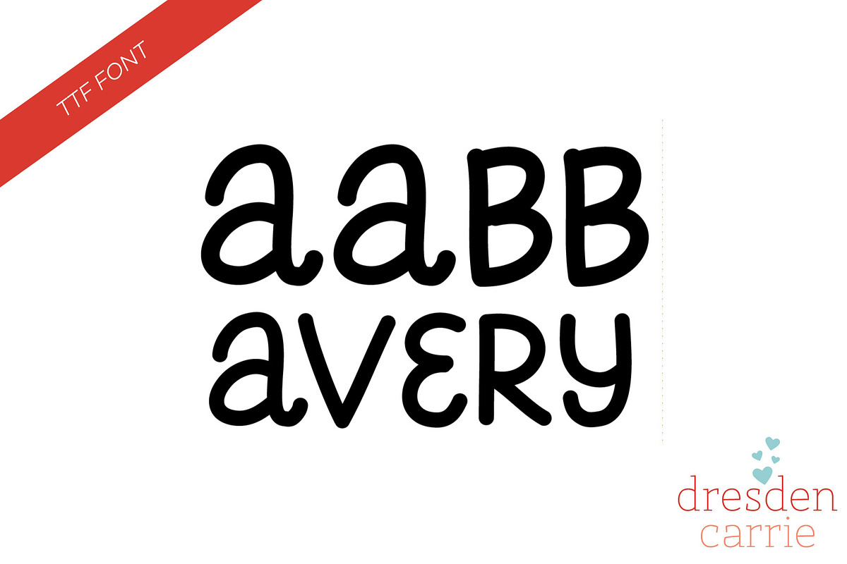 Avery Hand-Drawn Font