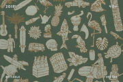 Holy Summer Vector Elements, an Illustration by Megflags (Thumbnail 2 of 4)