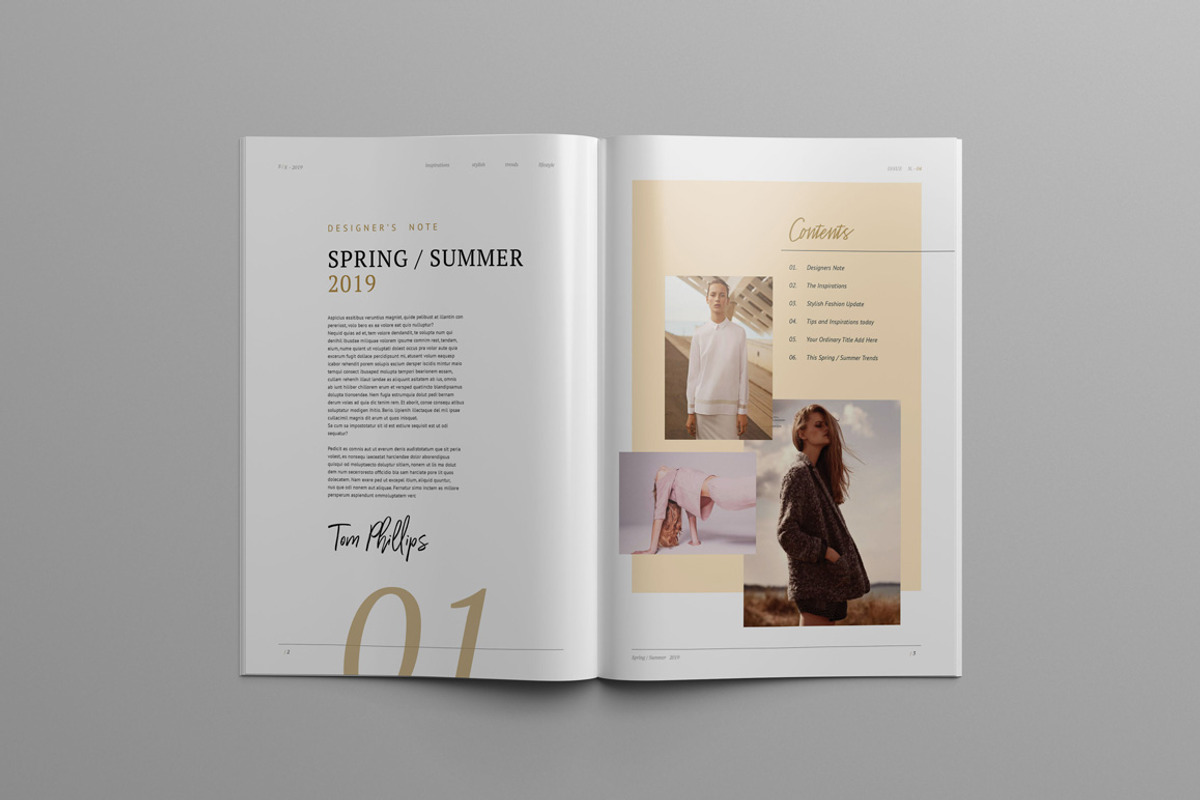 KHANSA - Fashion Lookbook & Magazine, a Magazine Template by Indotitas (Photo 2 of 7)