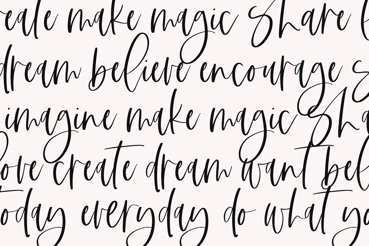 Stillness | Modern Script Font preview 7