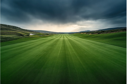 Scenic view of a green golf course, a Nature Photo by Sergey Kotenev