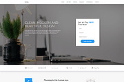 Trinity: Modern Website Template, a Bootstrap Template by Devero (Thumbnail 2 of 8)
