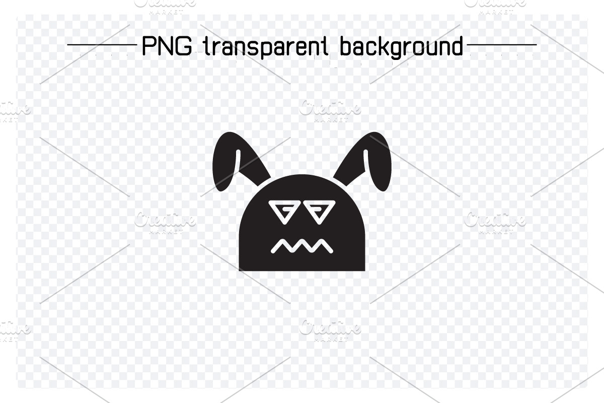 Annoyed Rabbit Emojis, an Animal Illustration by Designfour (Photo 4 of 7)