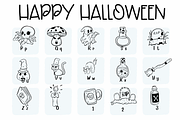 Happy Halloween | Symbols Fonts, a Symbol Font by Sirinart (Thumbnail 5 of 11)