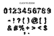 3D Psd Coal and Ember Letters, an Object Graphic by GK Creative (Thumbnail 8 of 8)