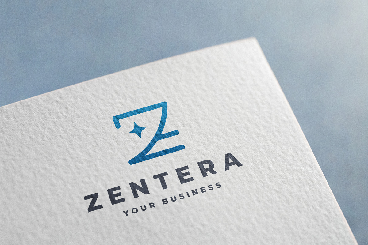 Zentera Abstract Z Sparkle Logo, a Branding & Logo Template by Design_Planet (Photo 2 of 3)