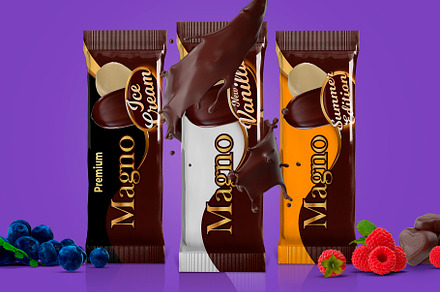 Popsicle Ice Cream Mockup