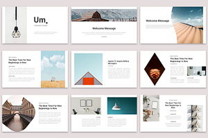 Um Minimalist Google Slides Template