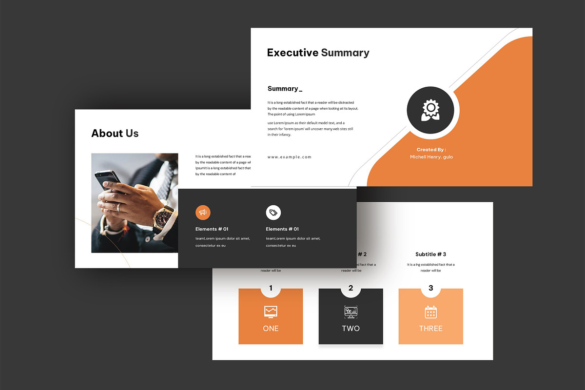 Pitch Deck Presentation Template, a Presentation Template by Studio_Clarity (Photo 3 of 5)