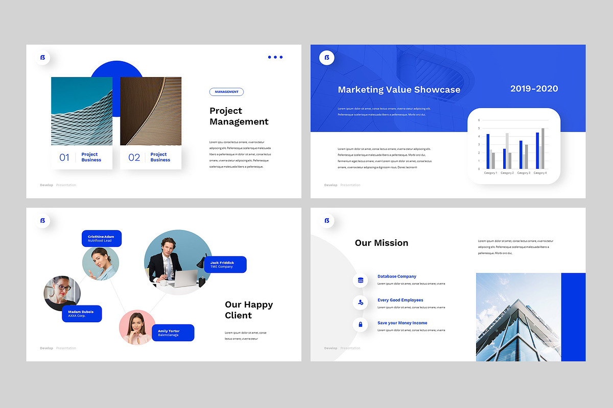 Develop - Business Clean Keynote, a Presentation Template by rgbryand