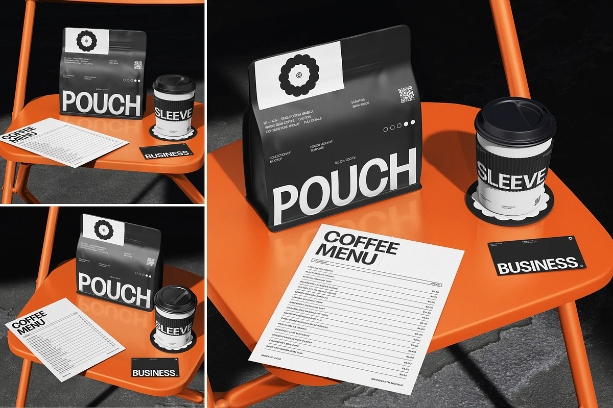 Cafe Branding Mockup, an Advertising Mockup by Brand Earth (Photo 1 of 4)
