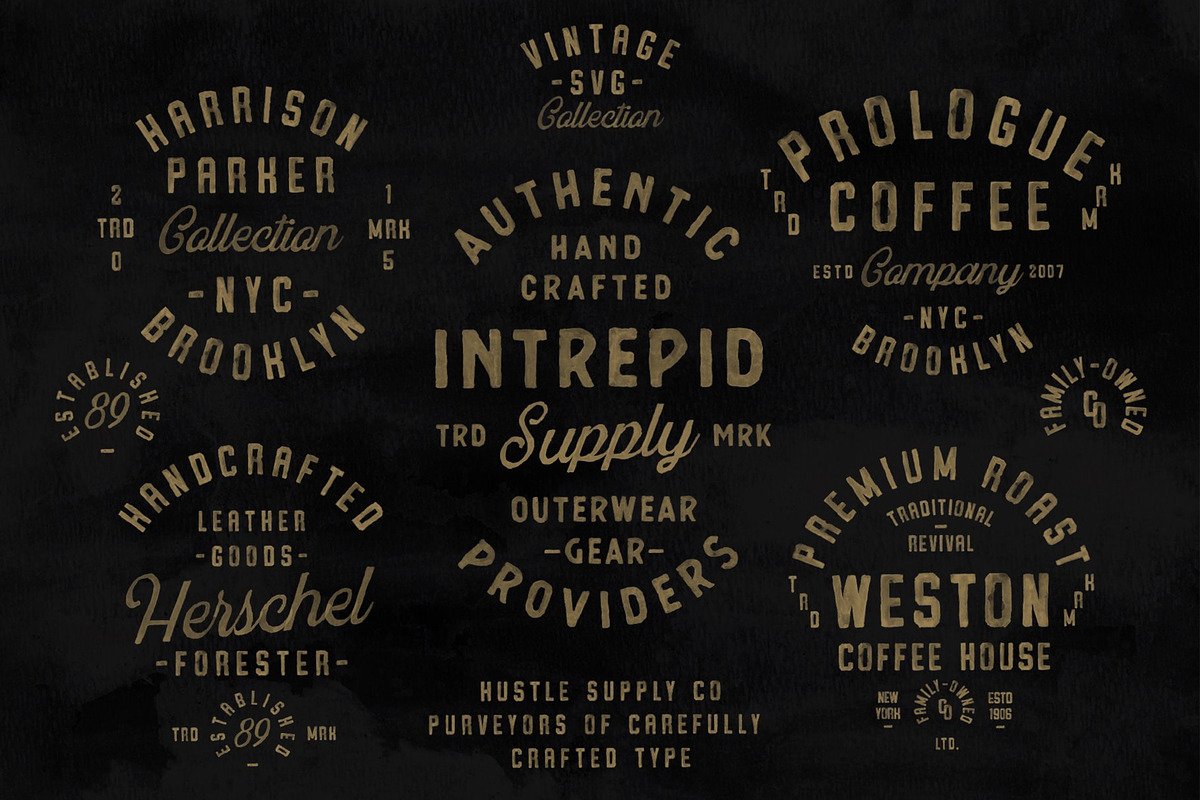 Massive Sale | 4 Bundles in 1!, a Font by Hustle Supply Co. (Photo 9 of 9)