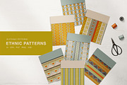 Ethnic - Seamless patterns, a Pattern Graphic by Deveze Art & Co (Thumbnail 1 of 9)