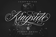 Kingside | Tattoo Style, a Script Font by Muntab_Art (Thumbnail 1 of 9)