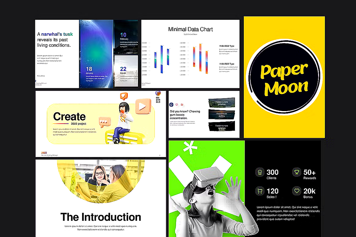 Mashle PowerPoint Template, a Presentation Template by PaperMoon (Photo 2 of 3)
