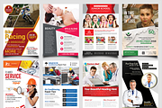 New-150 Multipurpose Flyers Bundle, a Flyer Template by AfzaalGraphics (Thumbnail 28 of 35)