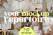 247 Frame and Card PSD Mockups, a Household Mockup by Salt Color Studio (Thumbnail 1 of 71)