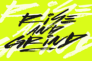 Lust | Handwritten Cyber Brush Font, a Blackletter Font by Ardana Creative (Thumbnail 4 of 12)