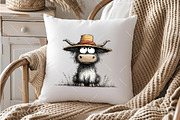 Whimsical Summer Highland Cow Clipar, an Illustration by OK Design (Thumbnail 6 of 6)