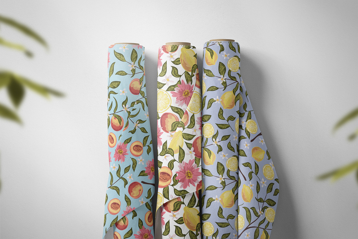 Fruit garden vector patterns, a Pattern Graphic by TaityG (Photo 5 of 6)