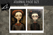 Odd Whimsical Girl, Quirky Pages, a Person Illustration by Digital Art Mahdiseño (Thumbnail 5 of 9)