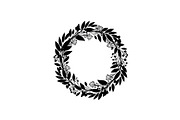 Botanical Floral Wreath SVG Bundle, an Illustration by Designs_River (Thumbnail 24 of 31)