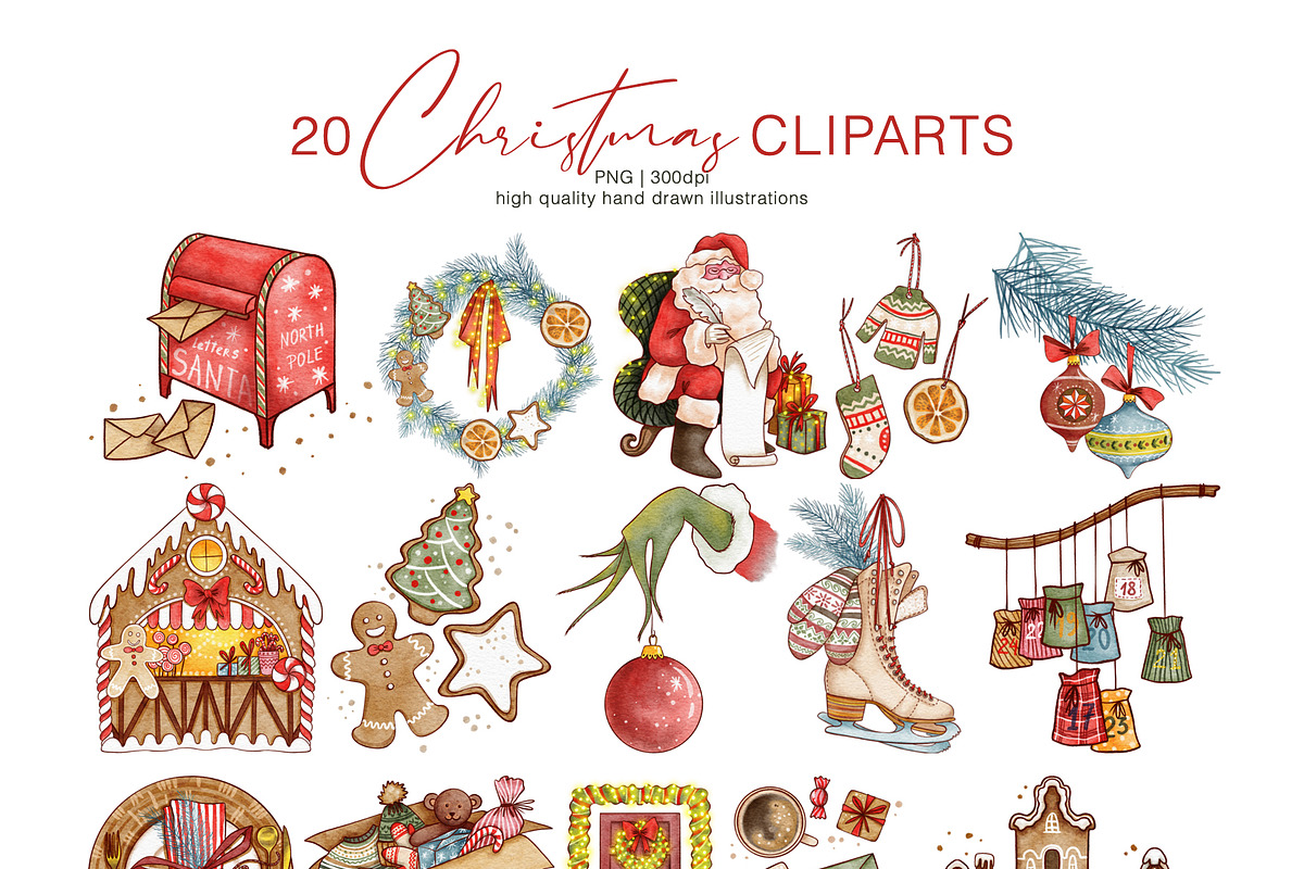 Christmas Bucket List Clipart, an Object Graphic by ArtPavo (Photo 3 of 10)