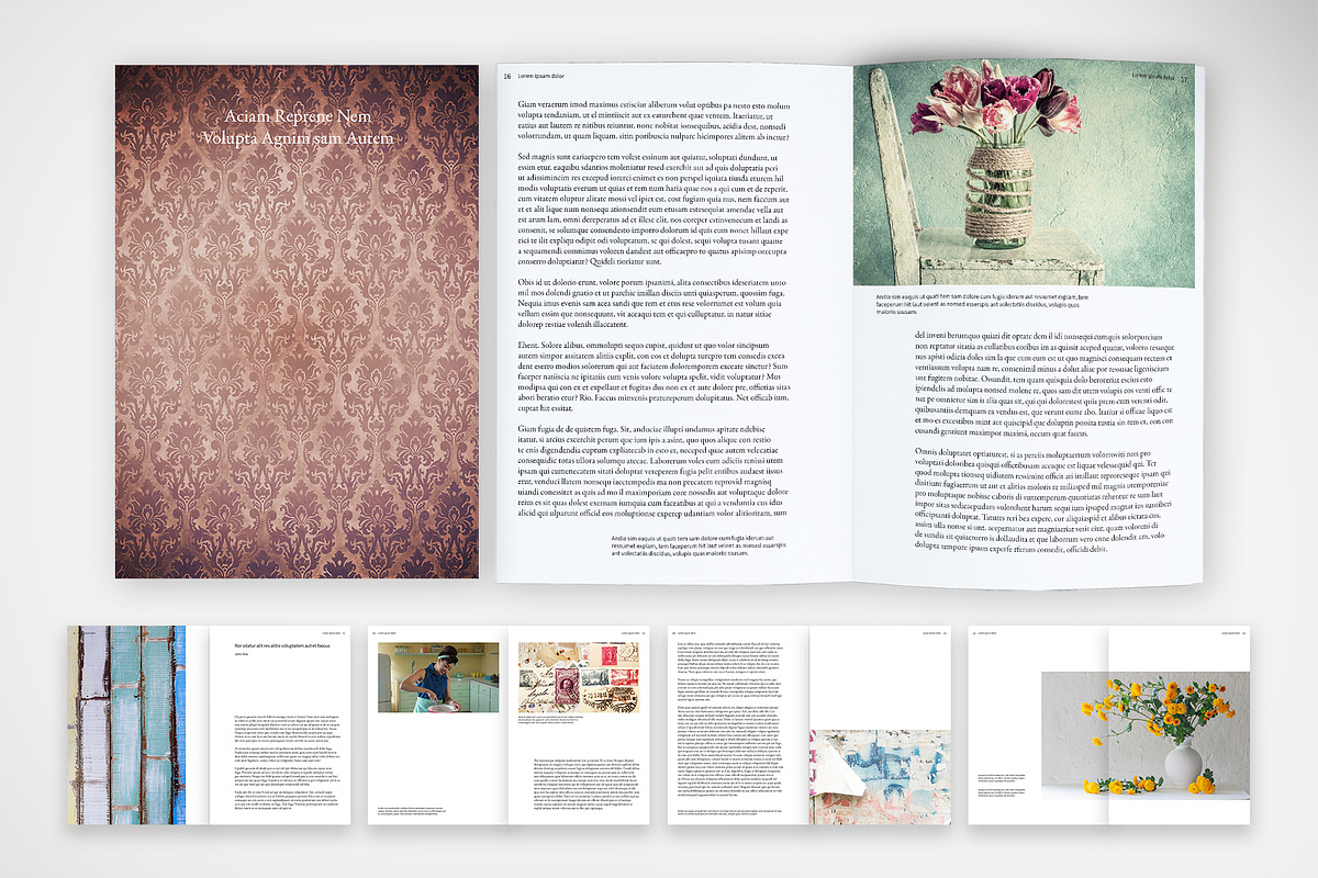 Vintage Style Magazine, a Magazine Template by McLittle Stock (Photo 1 of 5)