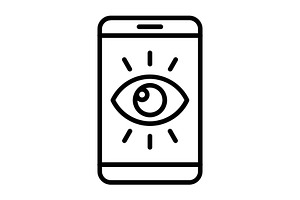 Viewer Line Icon, an Icon by Pexelpy