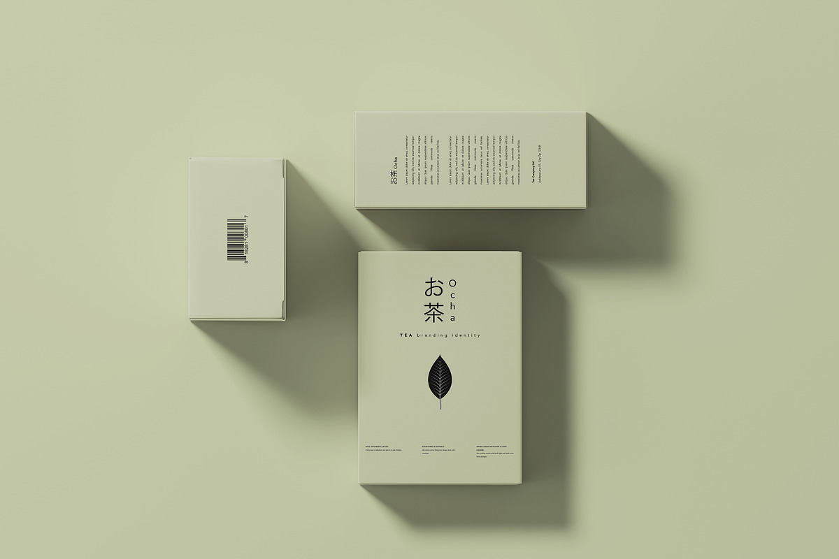 Ocha - Tea Branding Mockup Set, a Packaging Mockup by pmvch (Photo 10 of 14)