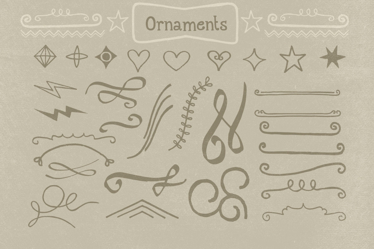 120 Handwritten Decorative Shapes 05 preview 5
