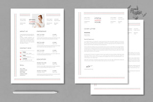 Clean Resume Template Layout, a Resume Template by MightyDesign