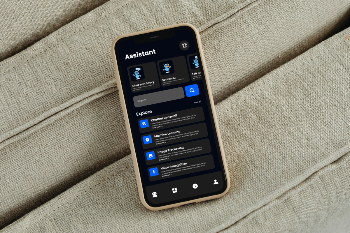 Savvy - AI Chatbot Mobile App, an App Template by twinstd (Photo 5 of 5)