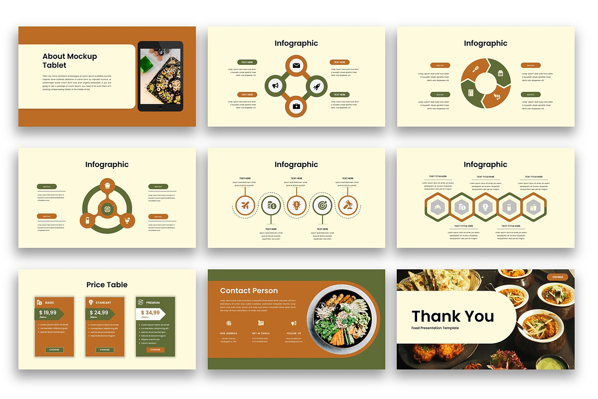 Oshima– Food Google Slide Template, a Presentation Template by kreatifreya (Photo 3 of 4)