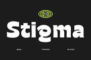 CS Stigma – Bold Font, a Sans Serif Font by Craft Supply Co. (Thumbnail 1 of 8)