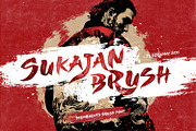 Sukajan Brush Font, a Script Font by tkzgraphic (Thumbnail 1 of 9)