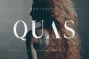 Quas Typeface, a Serif Font by Tugcu Design Co. (Thumbnail 1 of 7)