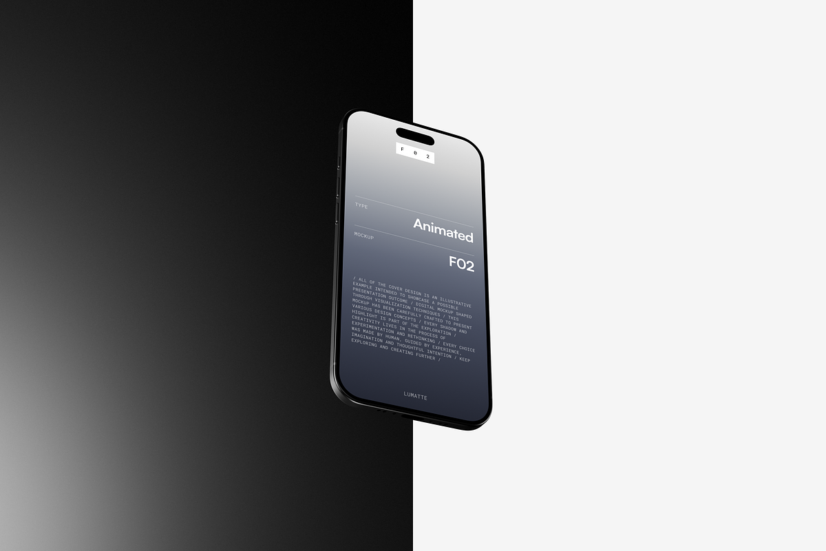 Animated iPhone Air Mockup F02, an iPhone Mockup by Lumatte (Photo 2 of 9)