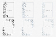 Wildflower Floral Decorative Borders, a Decorative Illustration by AW Studios (Thumbnail 5 of 11)