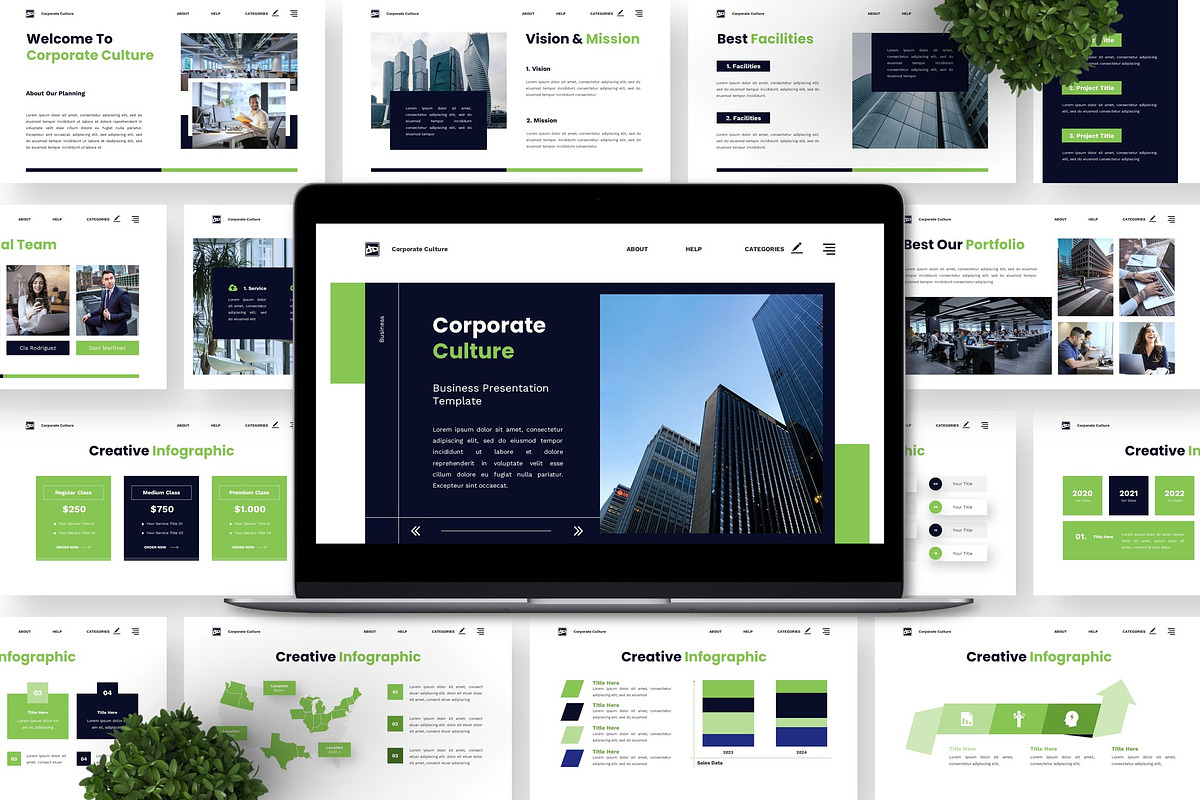 Corporate Culture - Business PPT preview 4
