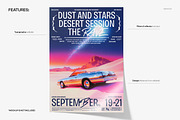 Lost Desert Pulse Poster Template, a Poster Template by creatsy5 (Thumbnail 2 of 4)