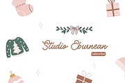 Cute Christmas Youtube Intro Canva, a Social Media Template by Studio Eburnean (Thumbnail 3 of 3)