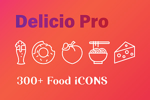 Delicio Pro - Food icons