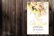 Blushing Bride Invitation Pack - PSD, an Invitation Template by Zepol (Thumbnail 3 of 4)