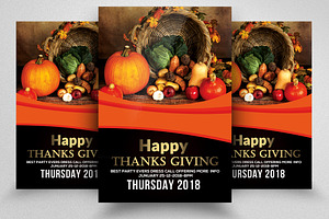 Thanksgiving 10 Flyers Bundle